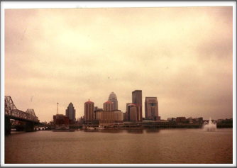 Louisville Skyline from the Indiana Side of the Ohio River