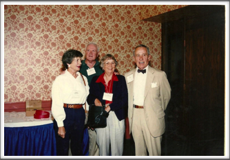Barbara and Ted Rinehart, Jane Graffagnino, Bill Cory