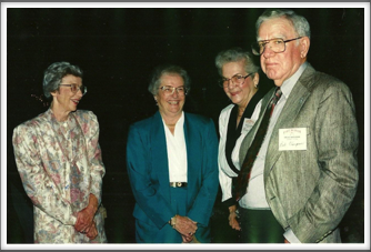 Gladys Thompson, Harriet Lee, Glady Aschim, Bob Thompson