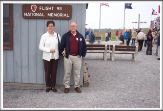 9/11 Flight 93 National Memorial:  Elodie and Bill Caldwell