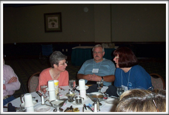 Breakfast:  Barbara Richins, Henry & Diane Hill