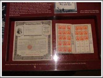 D-Day Museum: War Bond/Savings Stamps