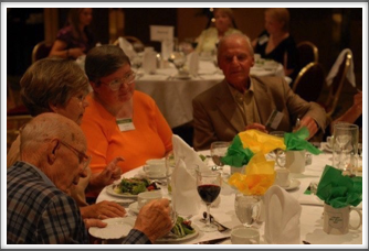 Banquet: Chris Heisler, Gail Brown, Teresa White & George Rosenthal