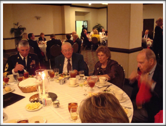 Banquet: MSG Boughner, Joe Seringer, Phyllis Yardley & Bill Sharpe