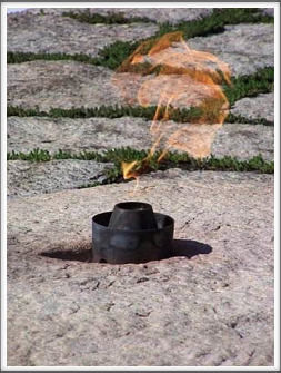 Arlington National Cemetery:  John F. Kennedy Eternal Flame