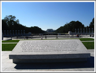 WWII Memorial: Quote