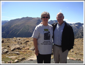 RMNP - Elodie & Bill Caldwell on Trail Ridge