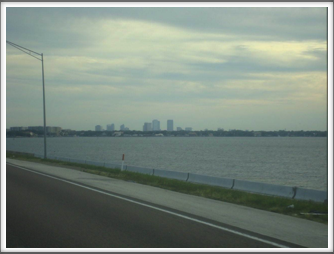 Tampa from the roadway