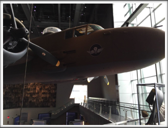 SBD-3 Dauntless dive bomber - displayed at the US Freedom Pavilion/Boeing Center
