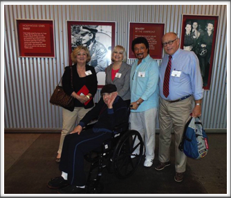 Martha Waters, Alan & Evie Dunbar, Dondino Melchiorre & Pat Waters at the WWII Museum