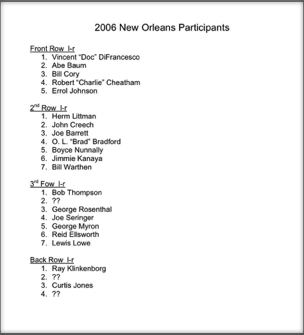 2006 New Orleans Kriegies