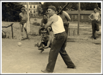 October 7, 1944
American POWs playing 
baseball