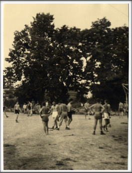 October 7, 1944
American POWs playing baseball