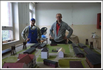 Grzegorz and Teacher Tomasz pleased with the work